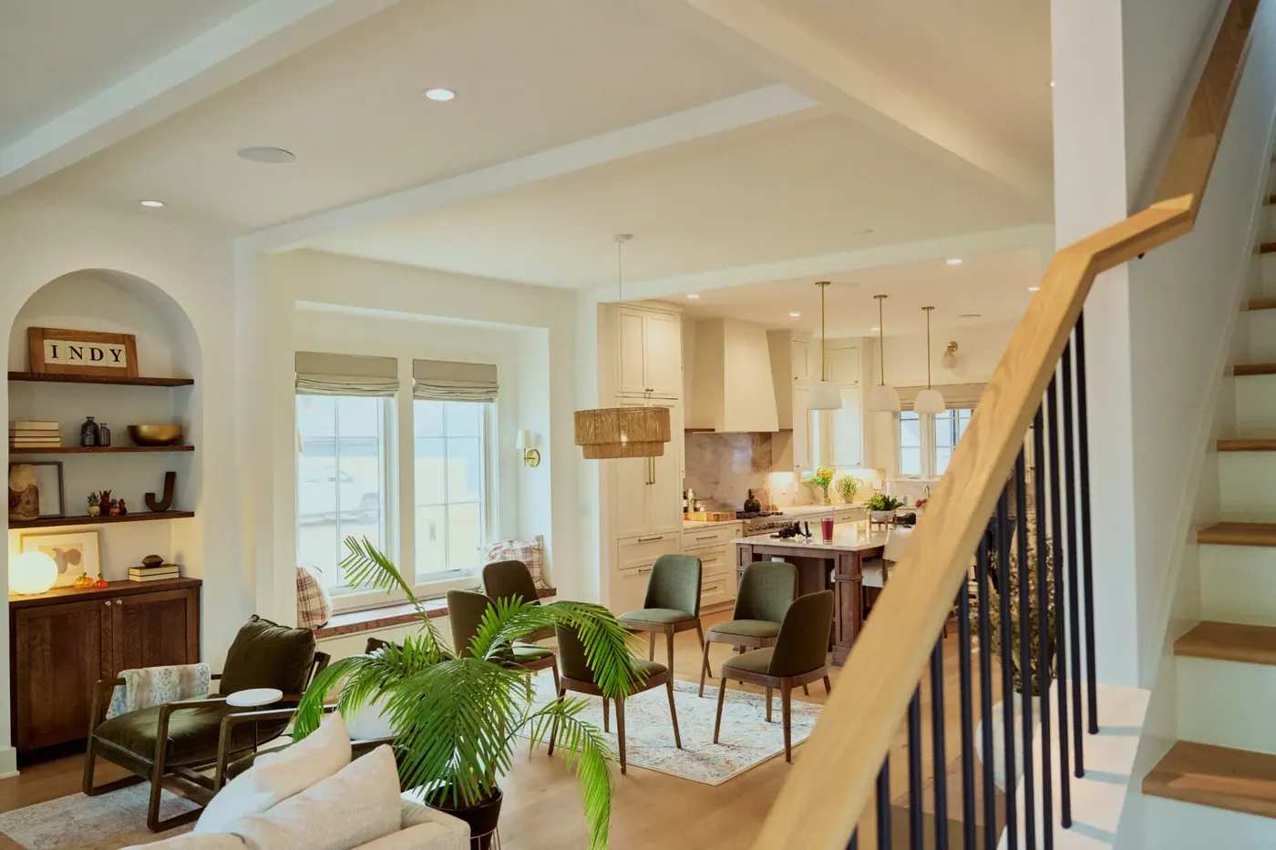 Cellular shades in a Sheridan living room