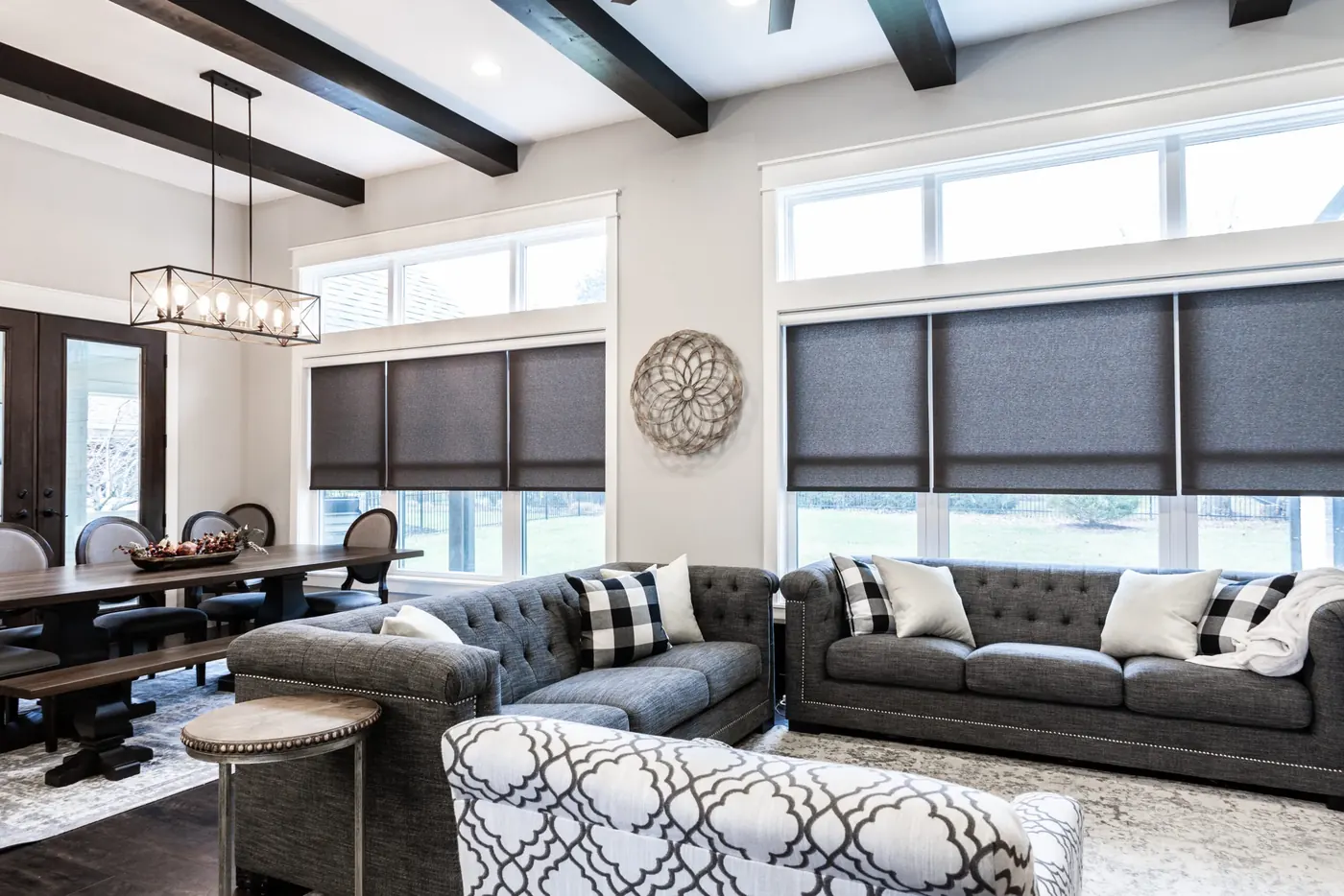 Custom shades measured and installed in Sheridan